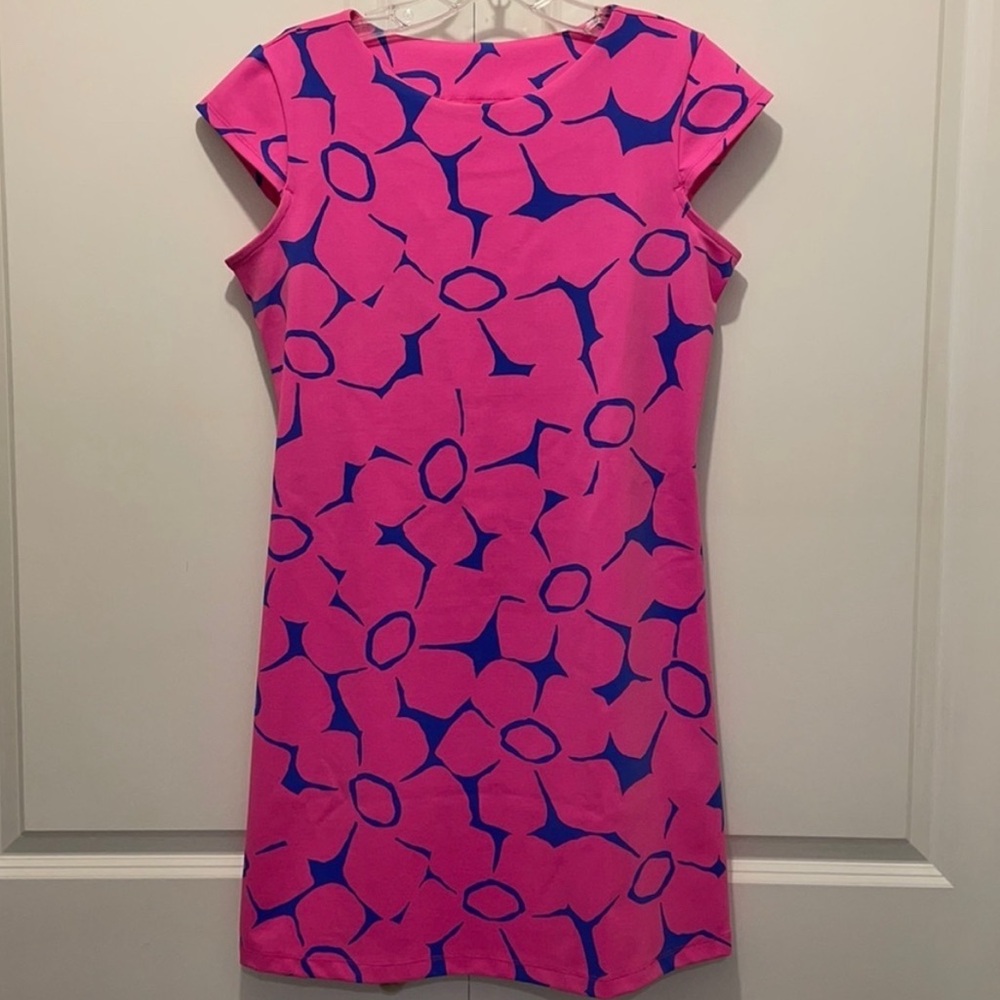 🌸 MAHI GOLD Pink and Blue Annie Dress